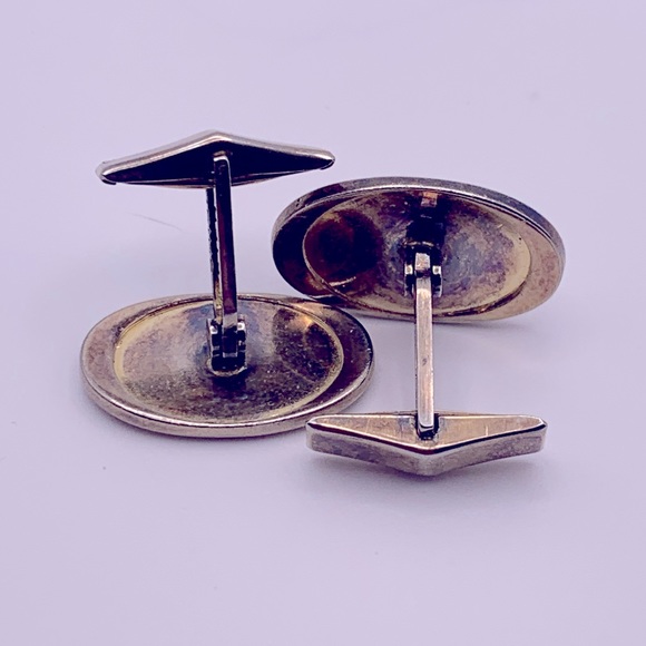 💝 Vintage SMIBO Sterling Silver Cufflinks - Picture 2 of 5